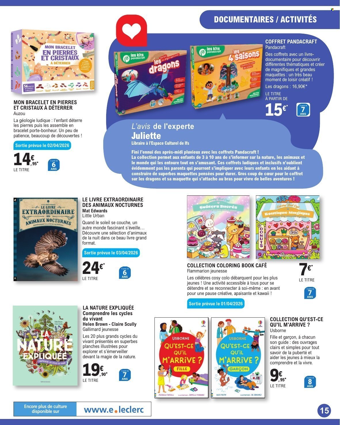 Catalogue E.LECLERC - GUIDE JEUNESSE (2026-03-31 - 2026-05-02)