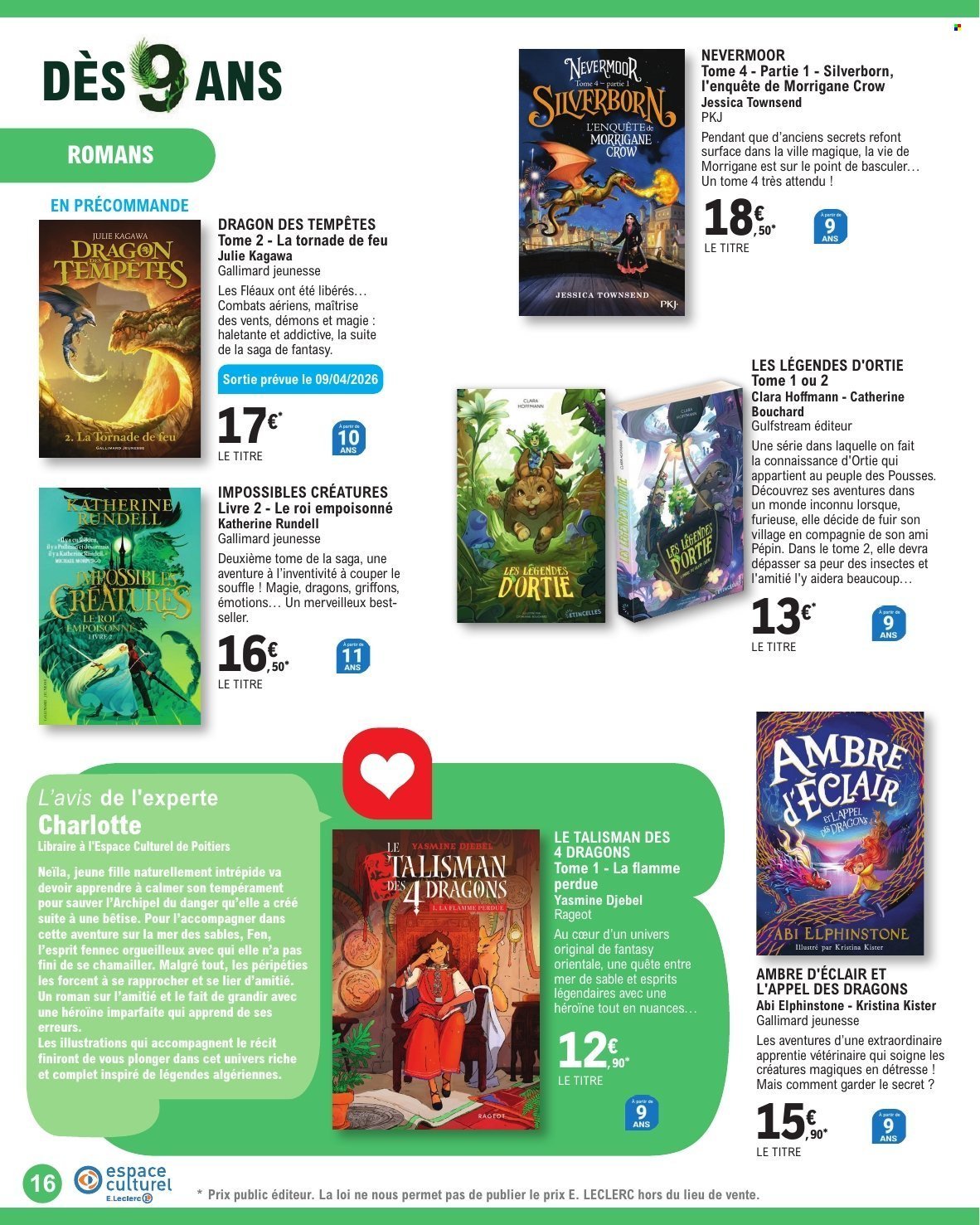 Catalogue E.LECLERC - GUIDE JEUNESSE (2026-03-31 - 2026-05-02)