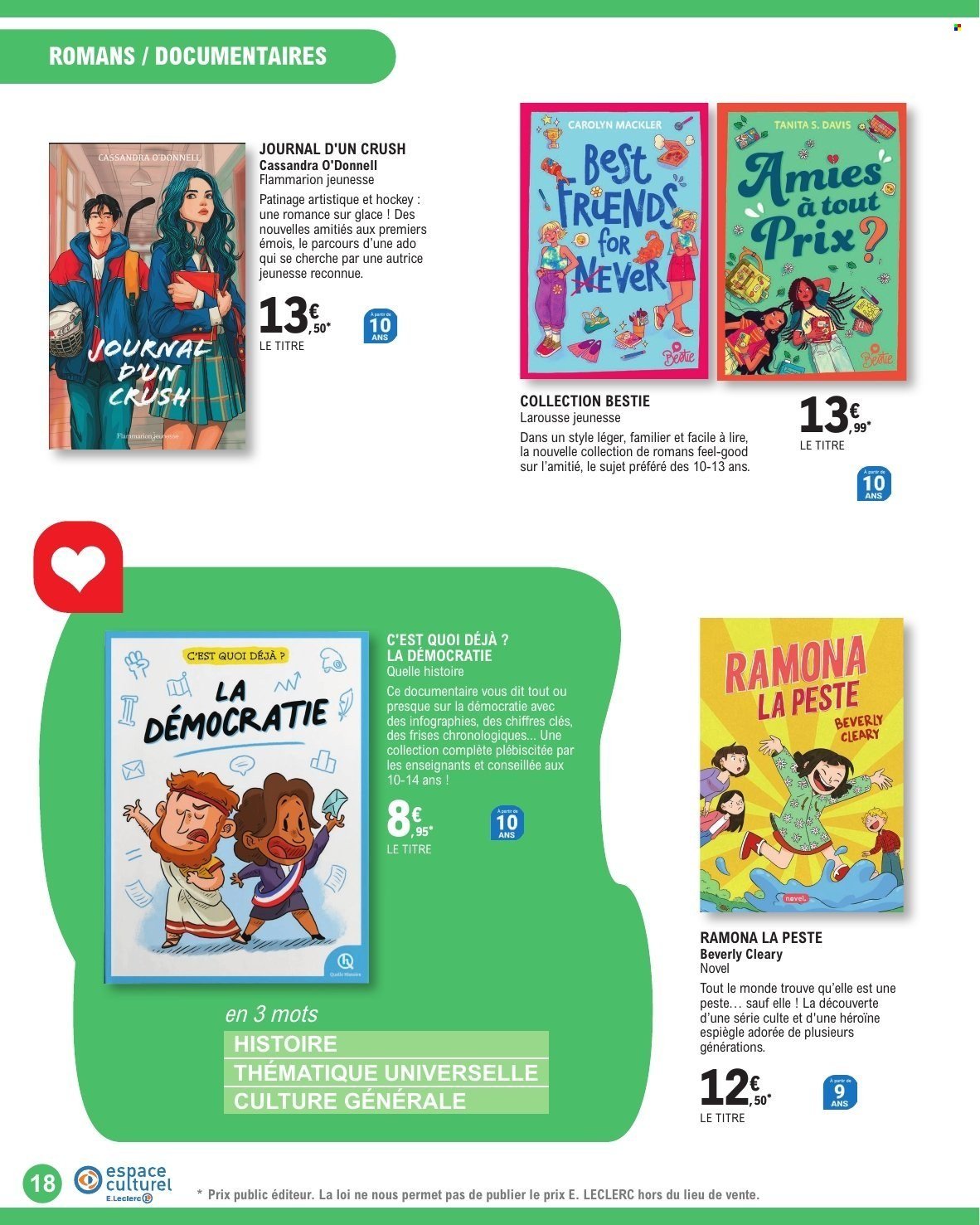 Catalogue E.LECLERC - GUIDE JEUNESSE (2026-03-31 - 2026-05-02)