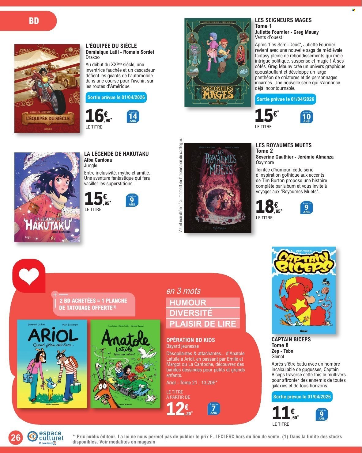 Catalogue E.LECLERC - GUIDE JEUNESSE (2026-03-31 - 2026-05-02)