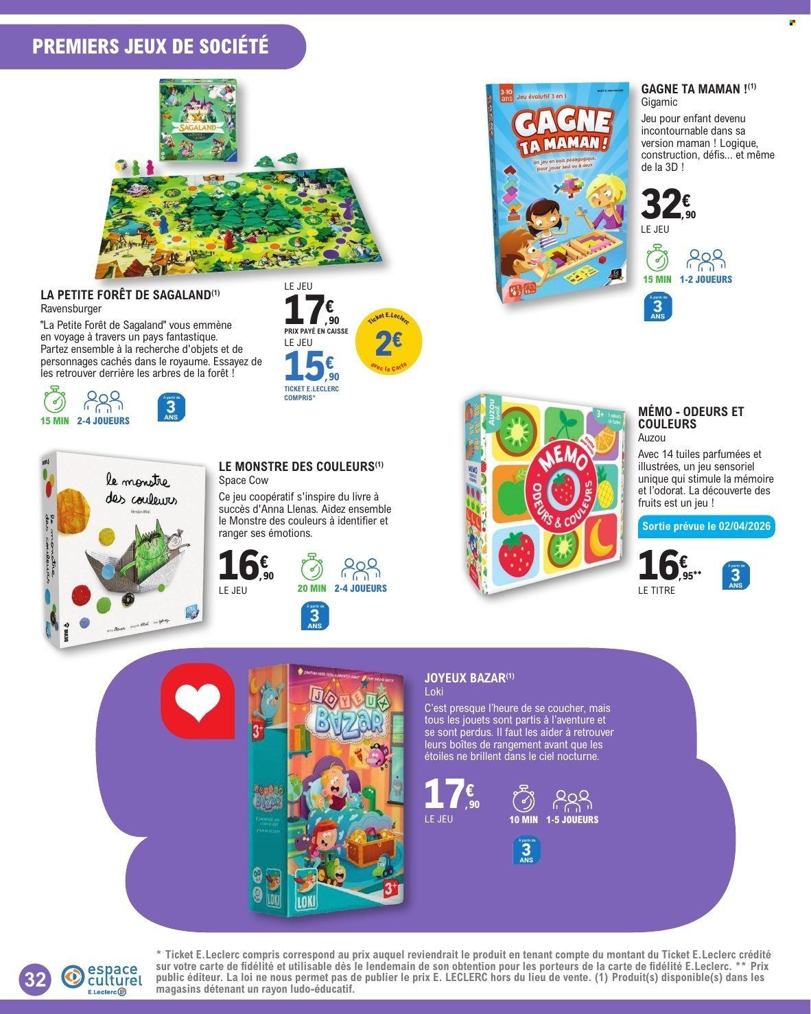 Catalogue E.LECLERC - GUIDE JEUNESSE (2026-03-31 - 2026-05-02)