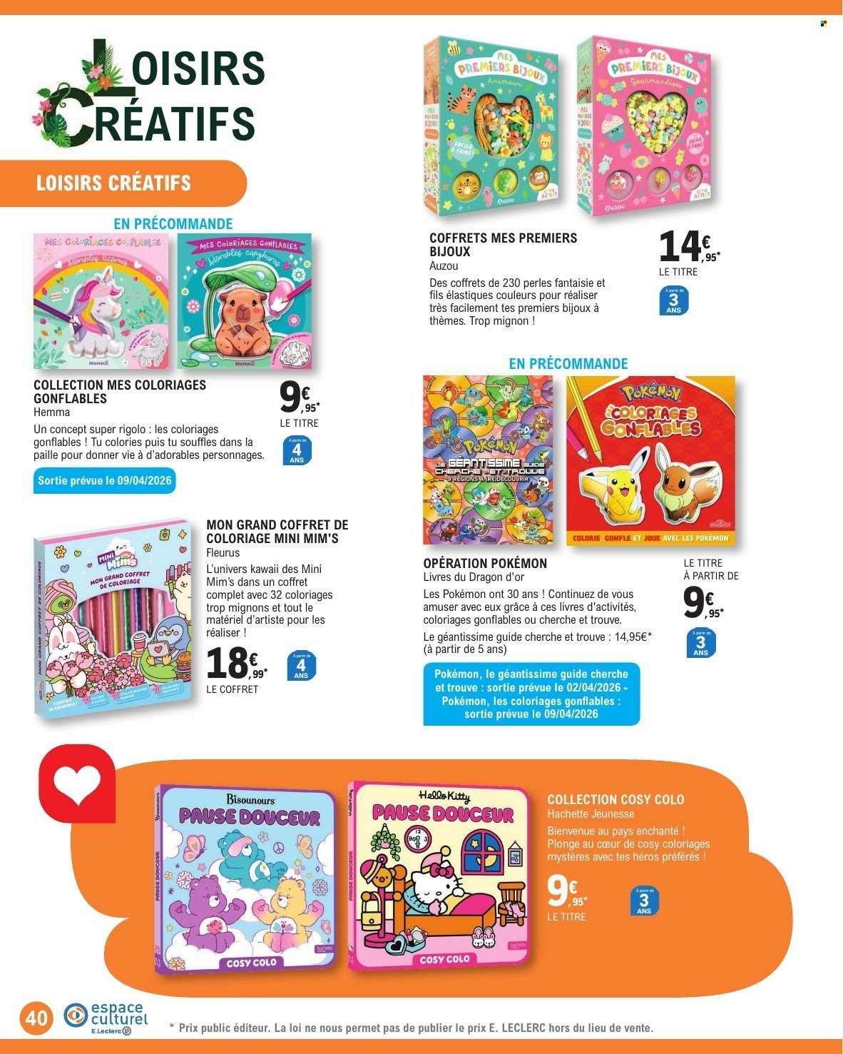 Catalogue E.LECLERC - GUIDE JEUNESSE (2026-03-31 - 2026-05-02)