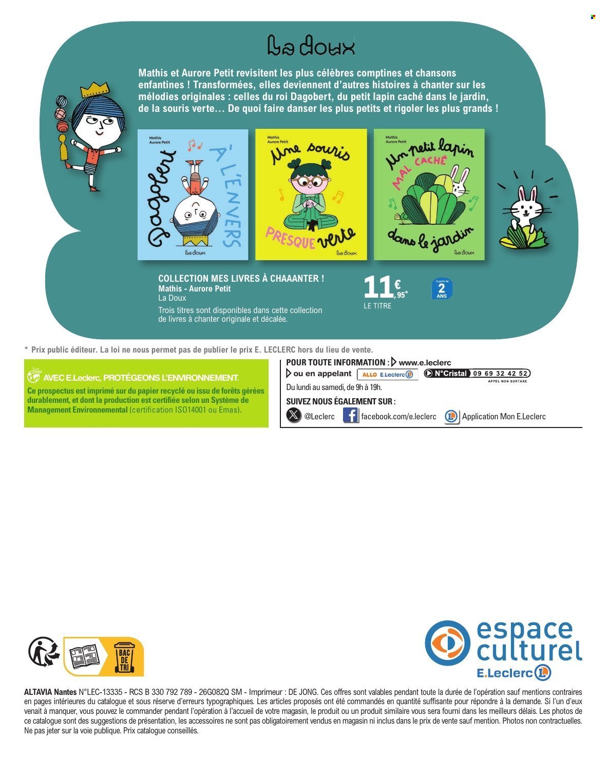 Catalogue E.LECLERC - GUIDE JEUNESSE