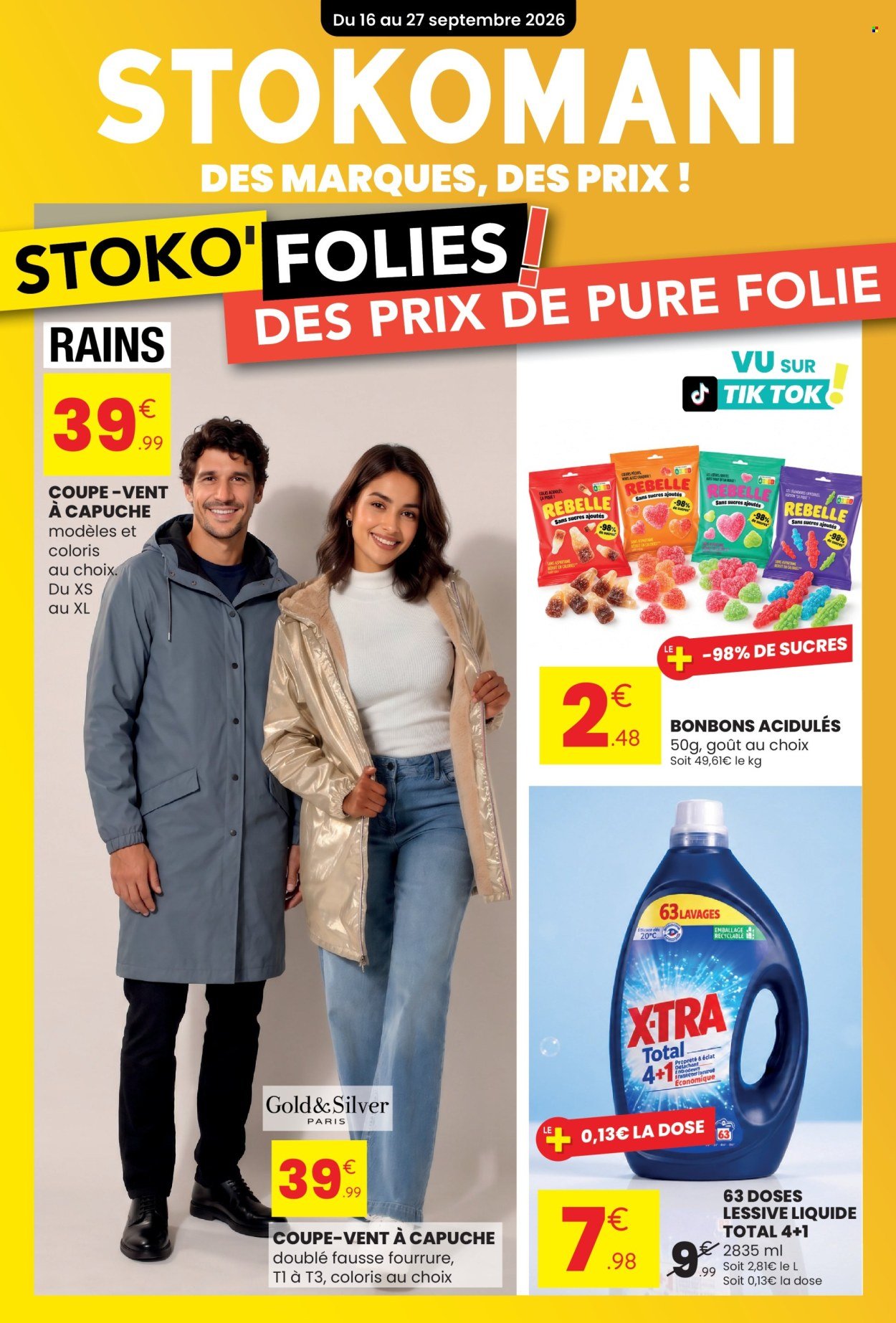 Catalogue STOKOMANI - Du mercredi 16 septembre 2026