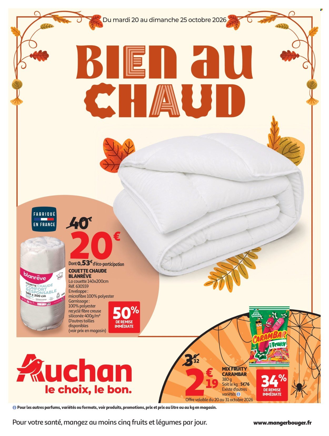 Catalogue AUCHAN - Automne, Halloween hypers