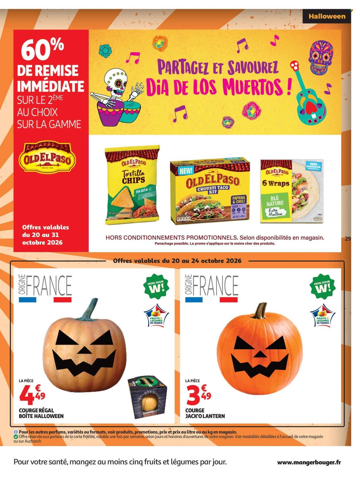 Catalogue AUCHAN - Automne, Halloween hypers