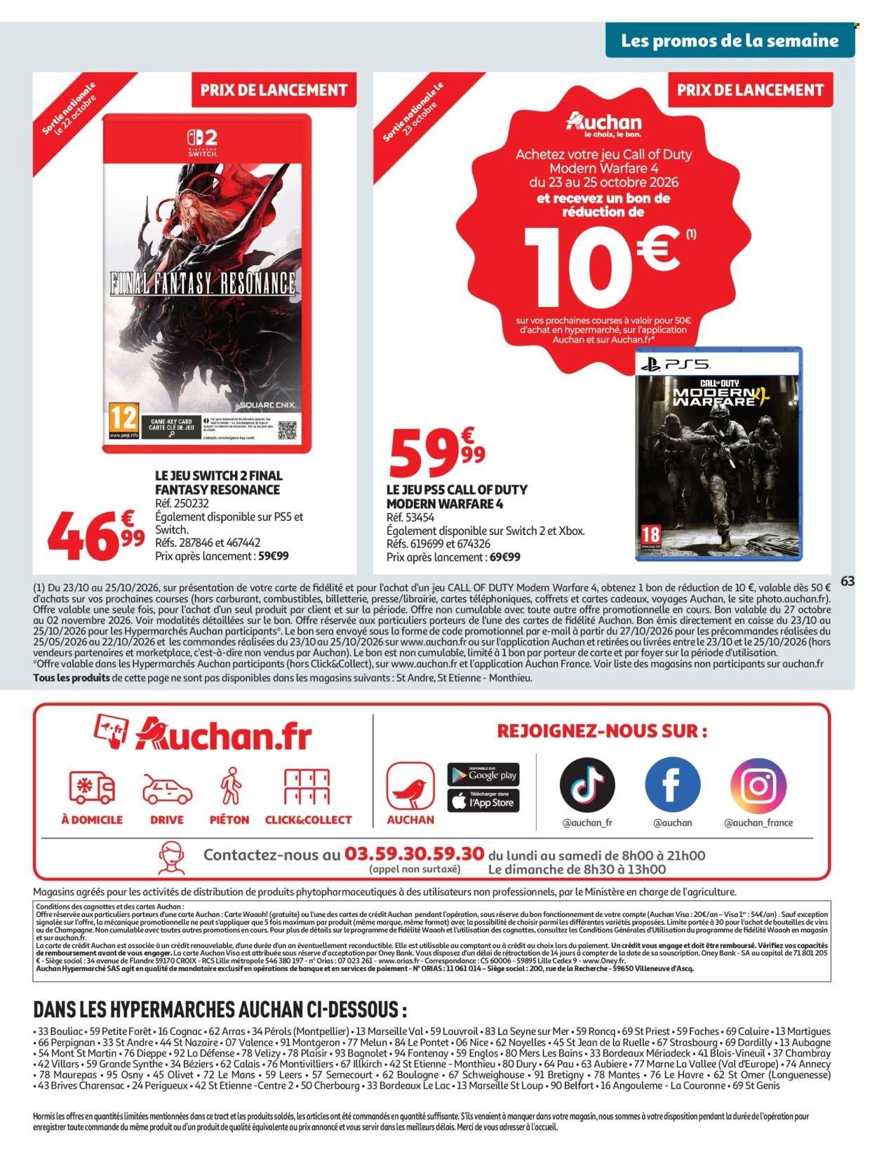 Catalogue AUCHAN - Automne, Halloween hypers