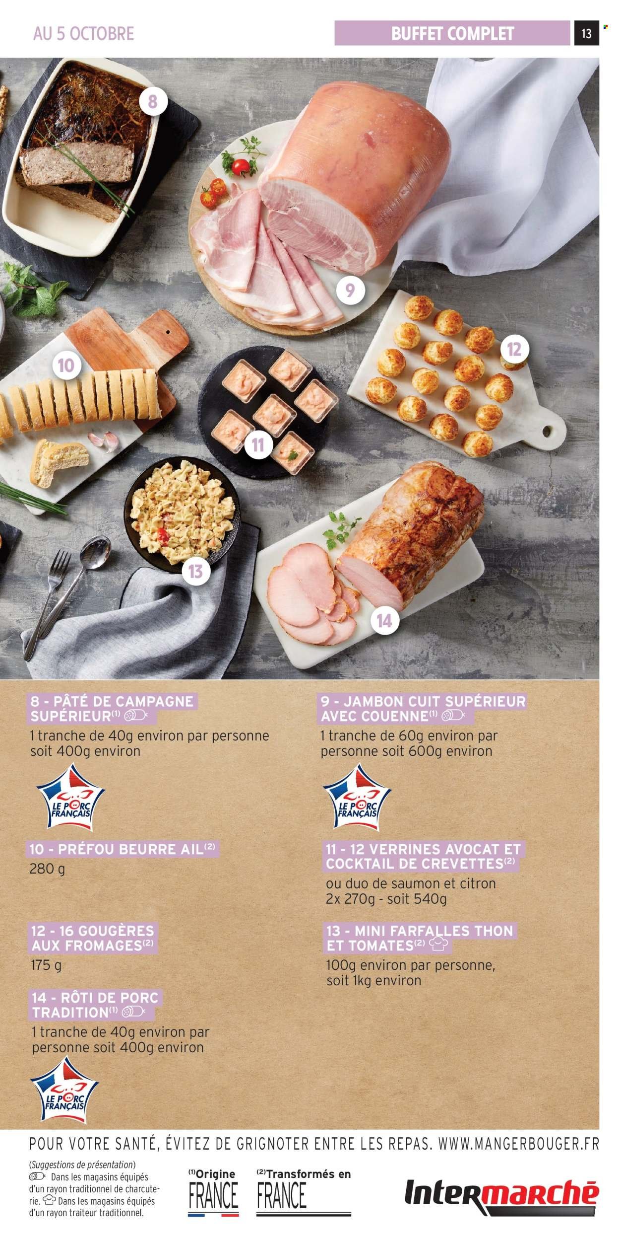 Catalogue INTERMARCHÉ - Les menus traiteur printemps/été (2026-04-01 - 2026-10-05)