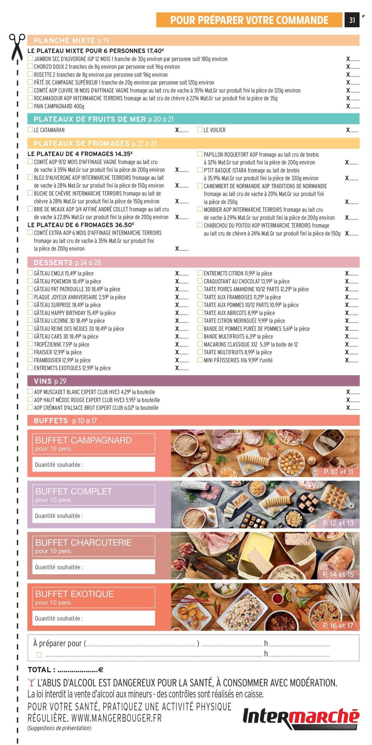 Catalogue INTERMARCHÉ - Les menus traiteur printemps/été