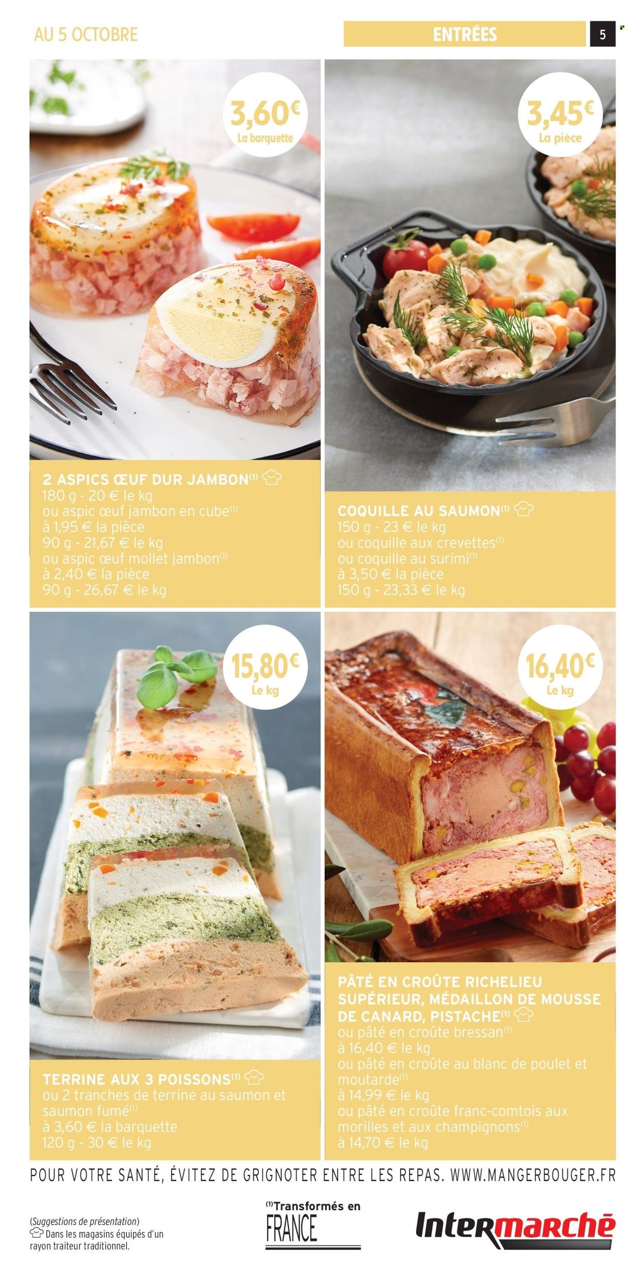 Catalogue INTERMARCHÉ - Les menus traiteur printemps/été