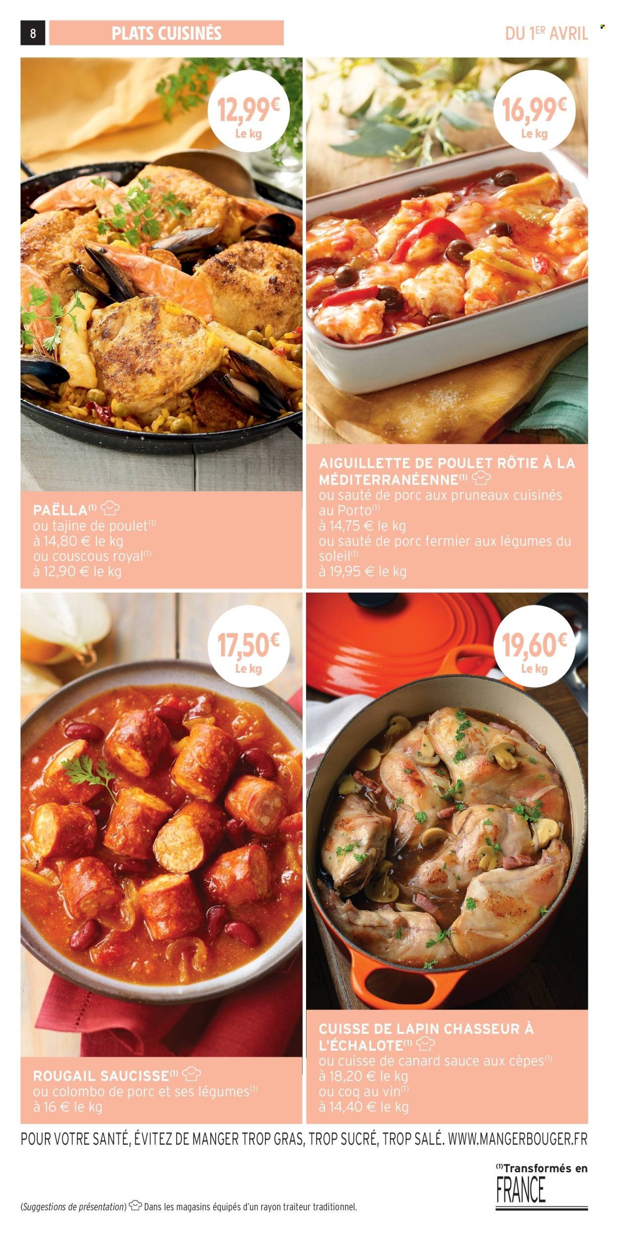 Catalogue INTERMARCHÉ - Les menus traiteur printemps/été (2026-04-01 - 2026-10-05)