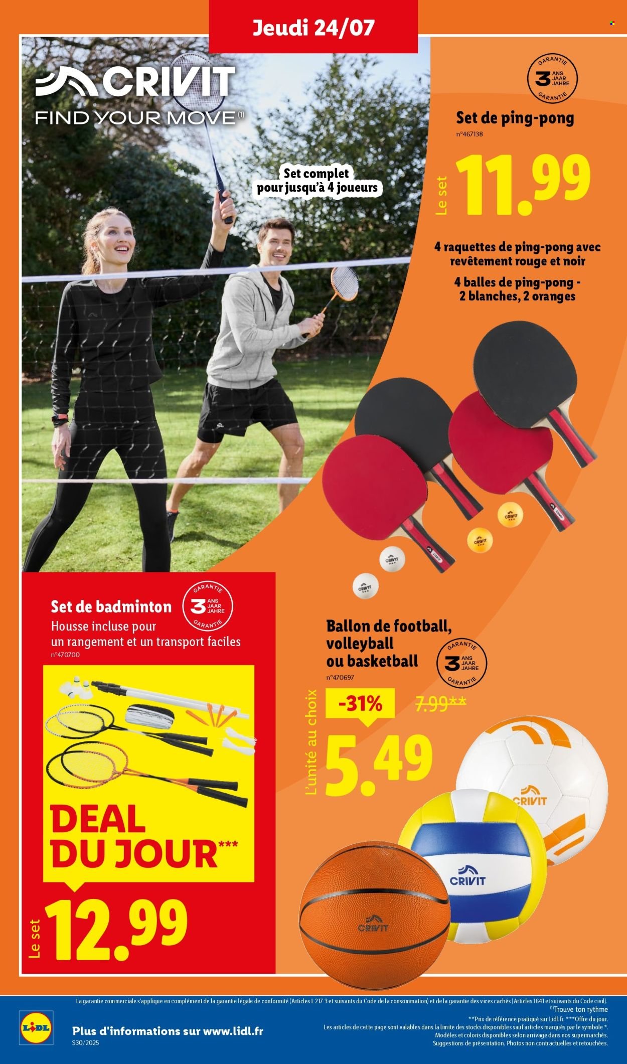 Catalogue LIDL - Les promos de la semaine (2025-07-24 - 2025-07-30)