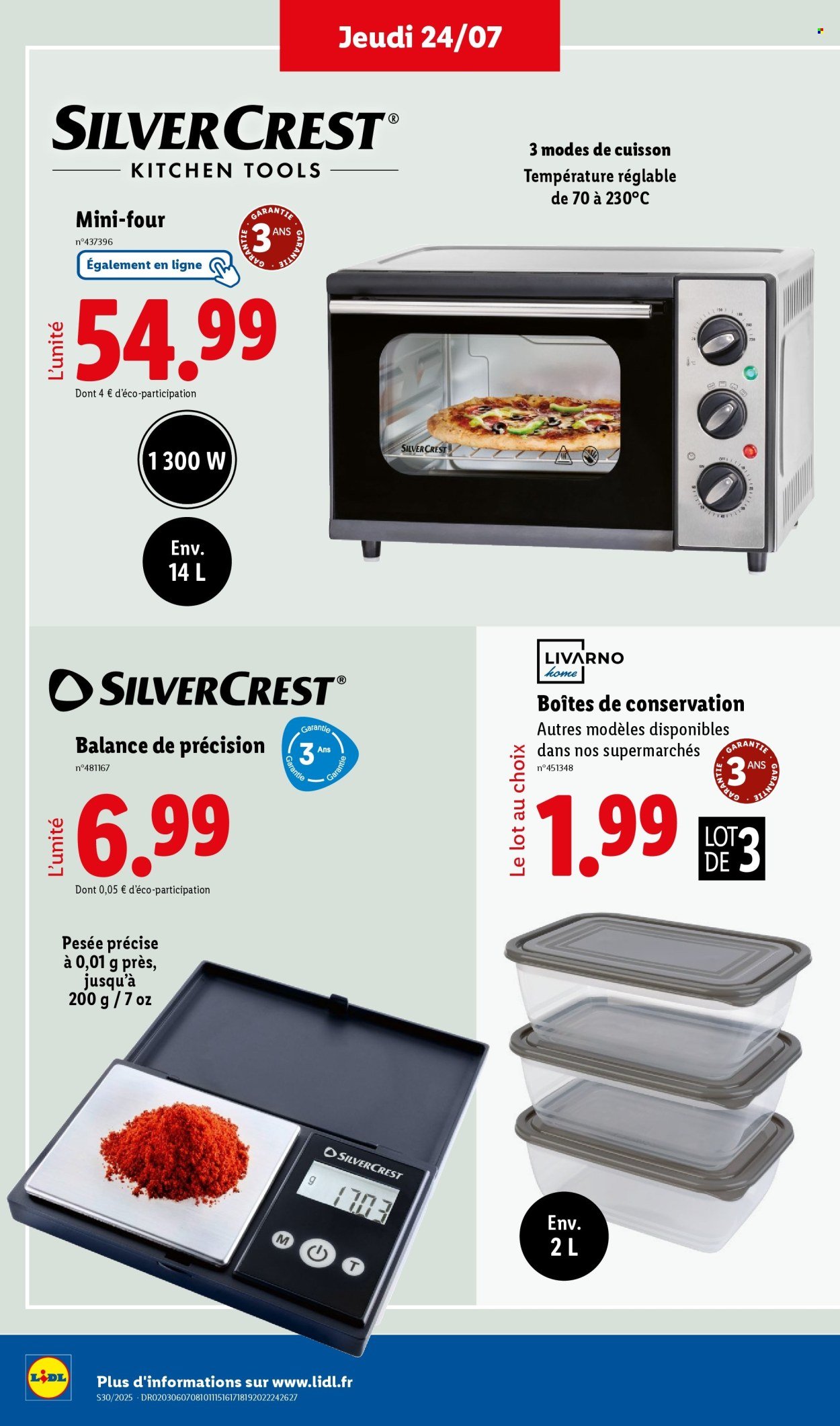 Catalogue LIDL - Les promos de la semaine (2025-07-24 - 2025-07-30)