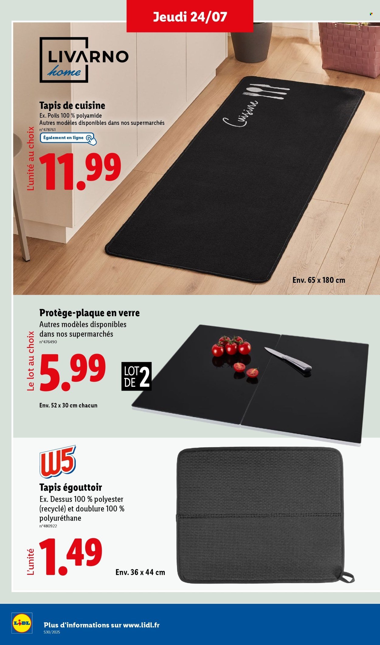 Catalogue LIDL - Les promos de la semaine (2025-07-24 - 2025-07-30)