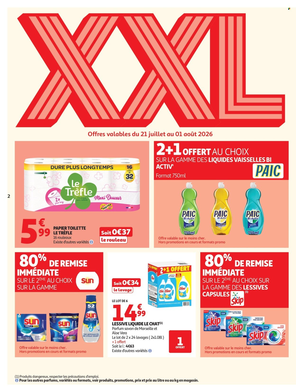 Catalogue AUCHAN - Promos XXL supers