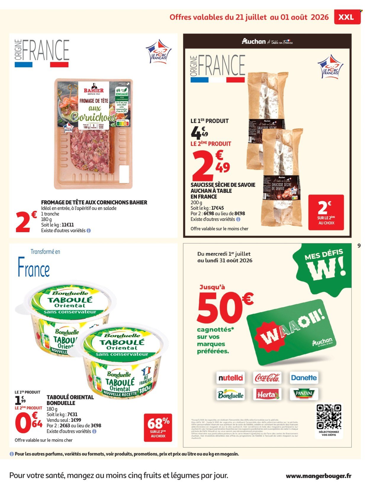 Catalogue AUCHAN - Promos XXL supers