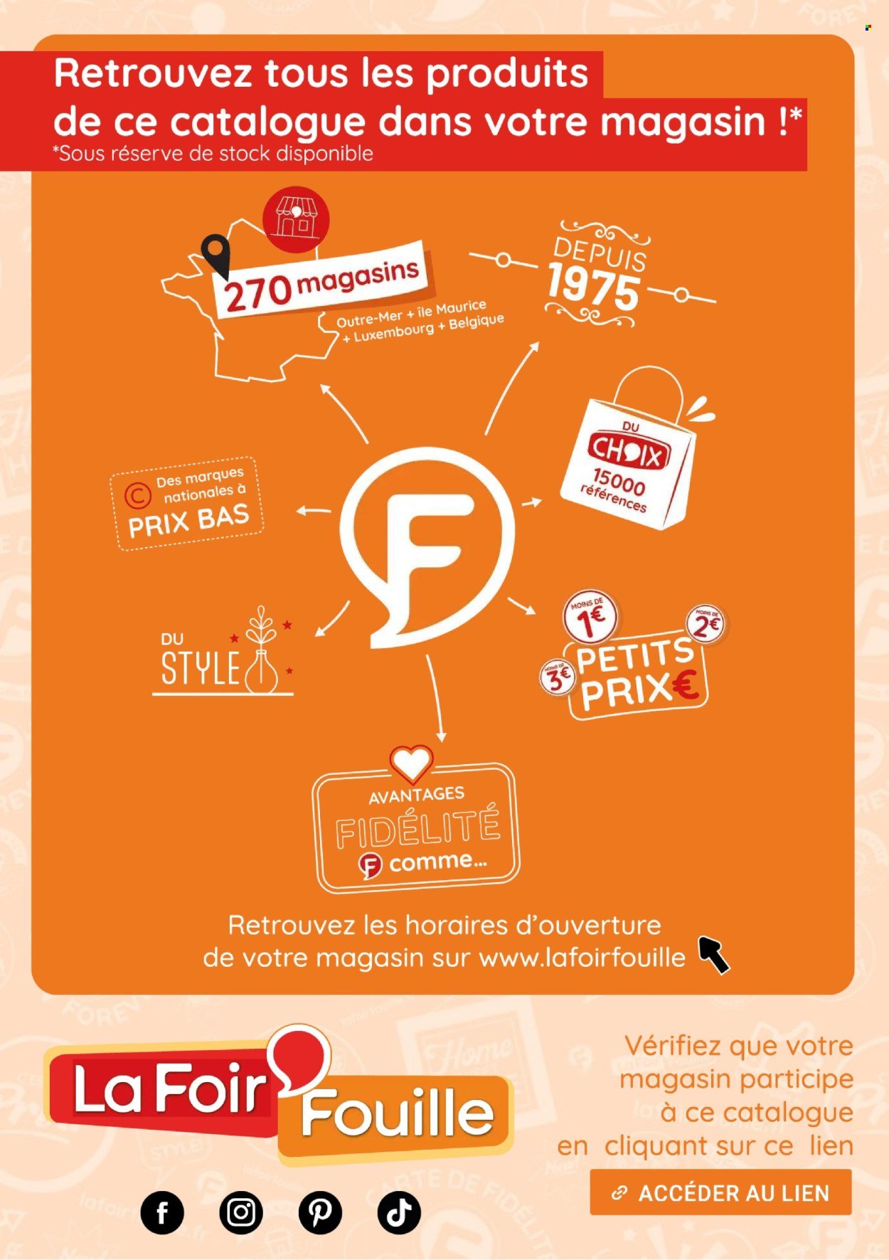 Catalogue LA FOIR'FOUILLE - Du lundi 13 avril 2026