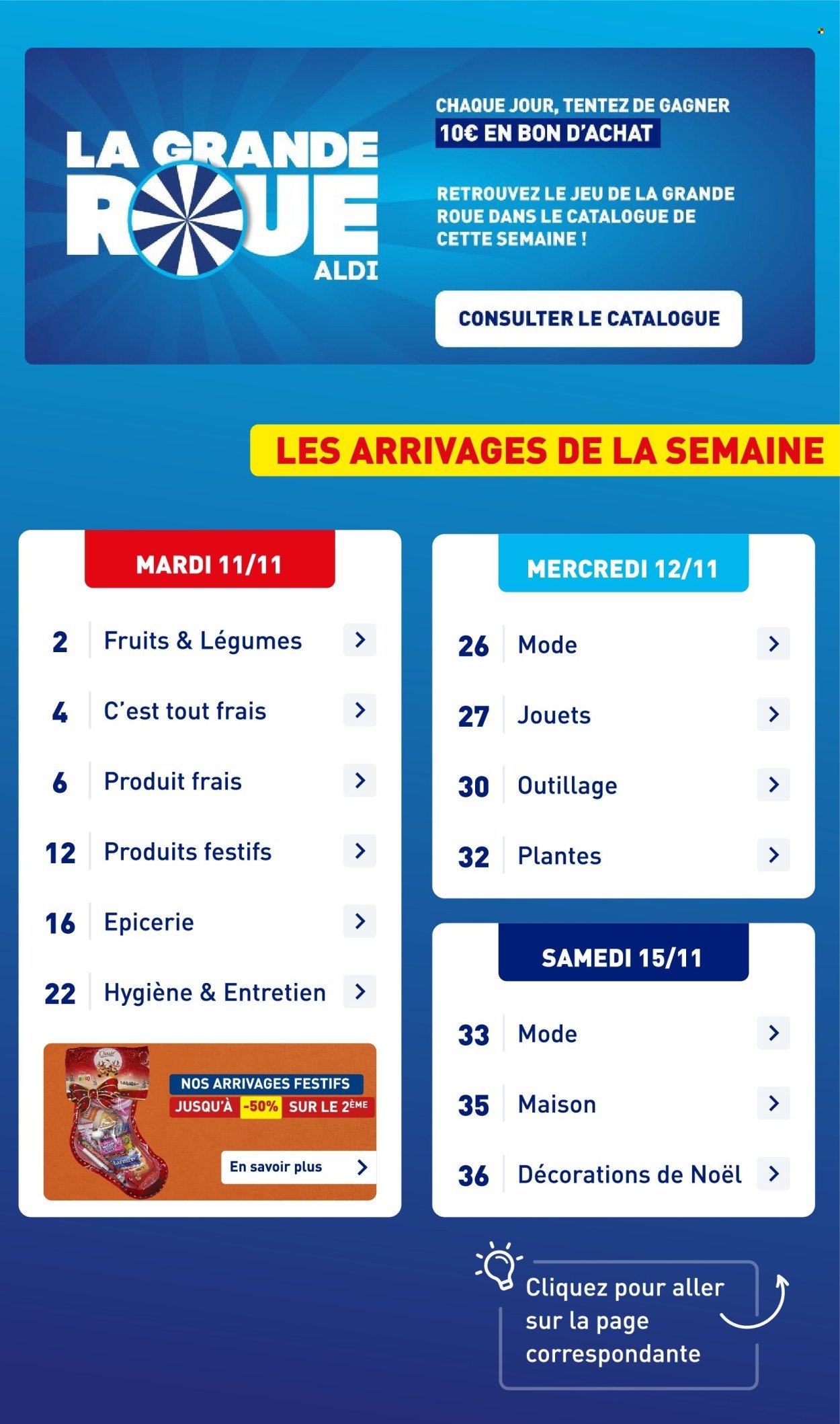 Catalogue ALDI - Arrivages festifs à prix discount