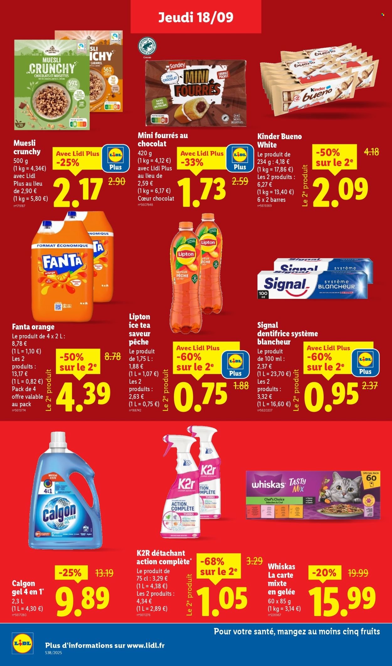 Catalogue LIDL - Les promos de la semaine (2025-09-18 - 2025-09-24)