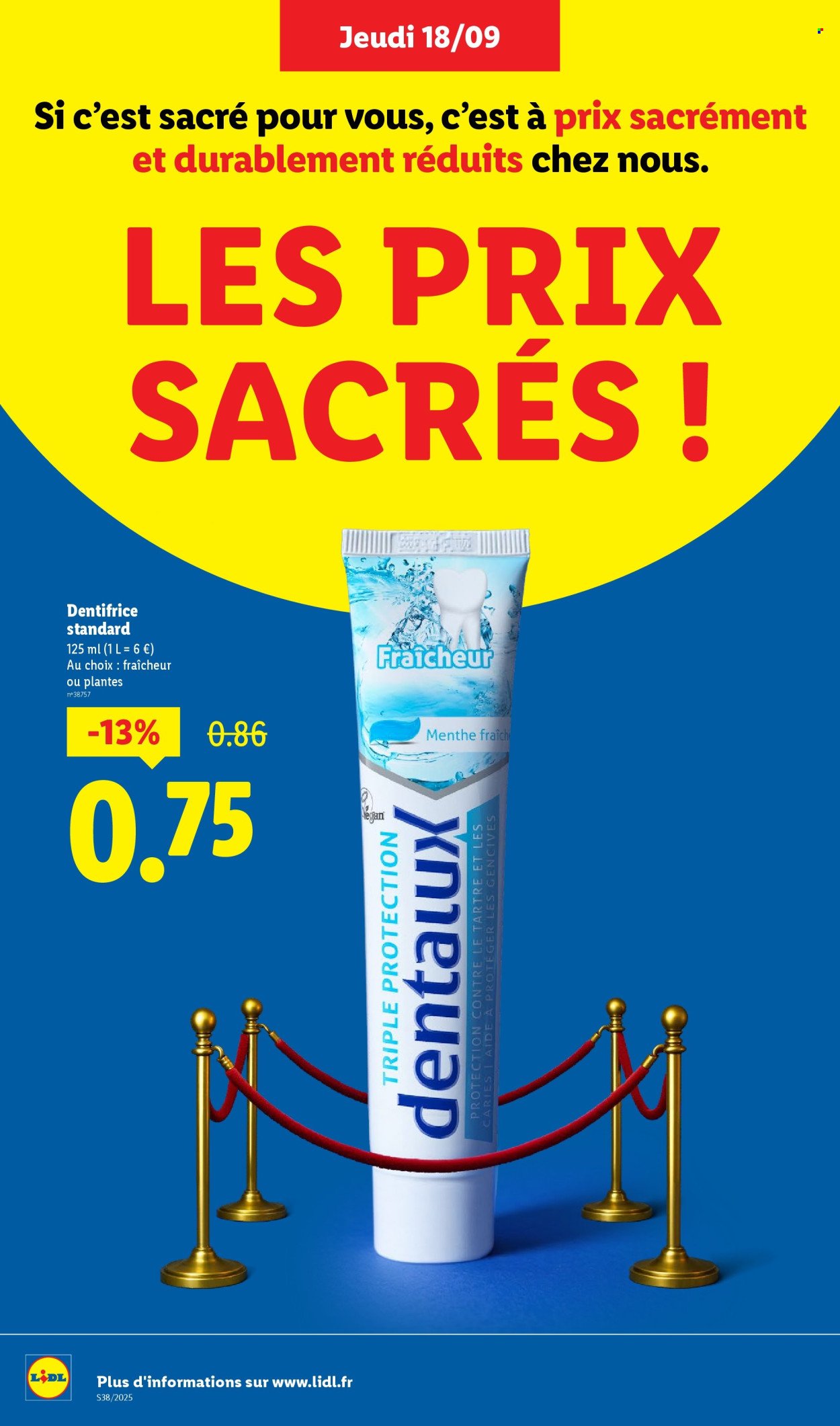 Catalogue LIDL - Les promos de la semaine (2025-09-18 - 2025-09-24)