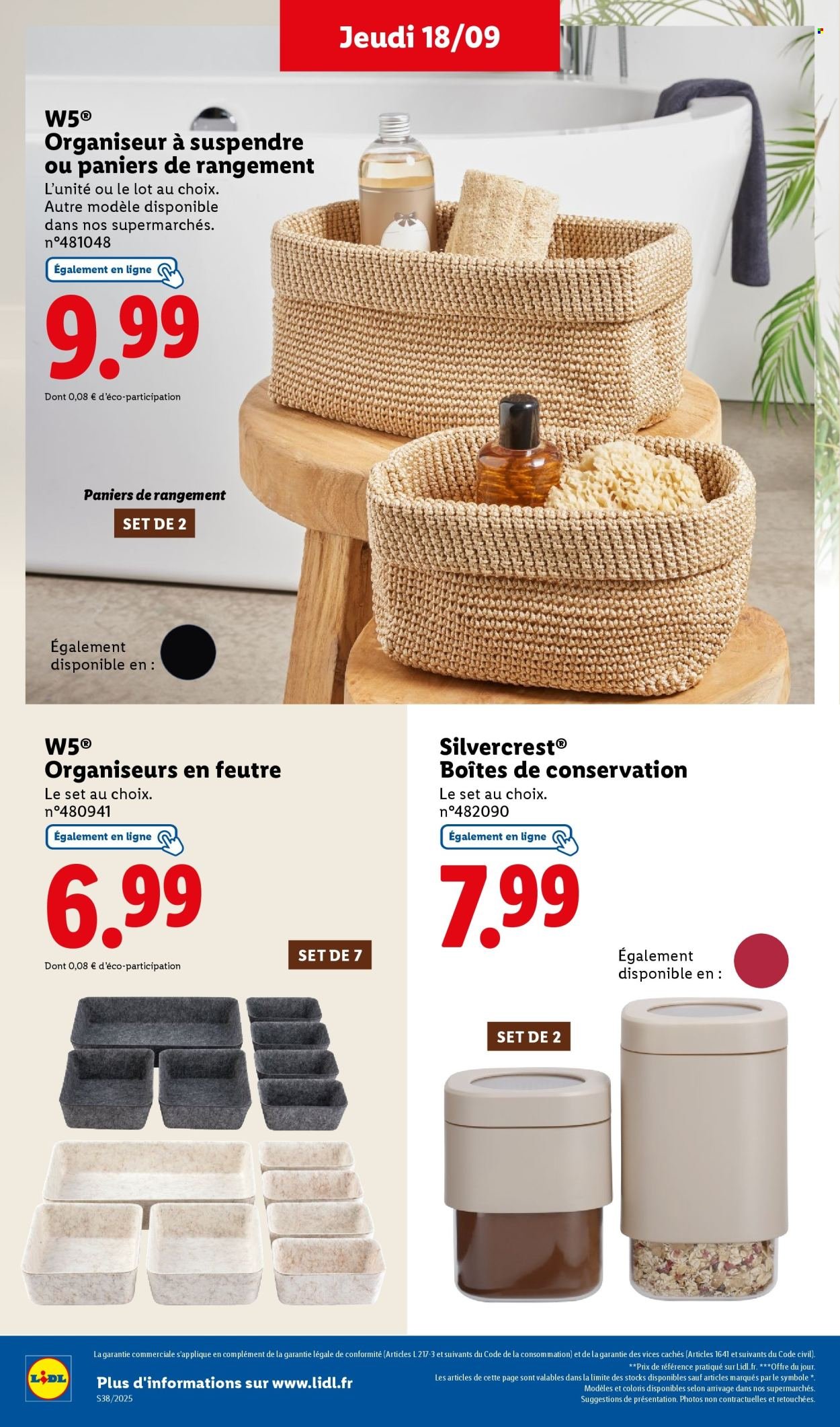 Catalogue LIDL - Les promos de la semaine (2025-09-18 - 2025-09-24)
