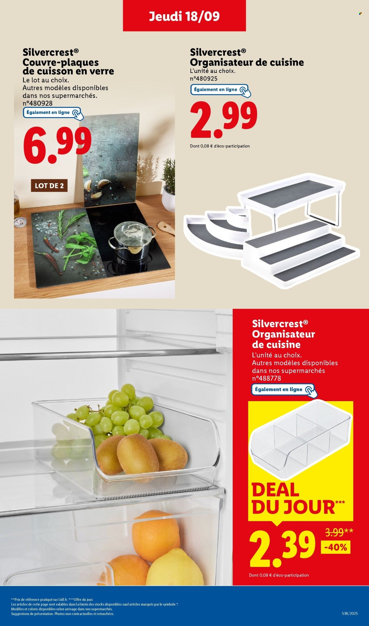 Catalogue LIDL - Les promos de la semaine (2025-09-18 - 2025-09-24)