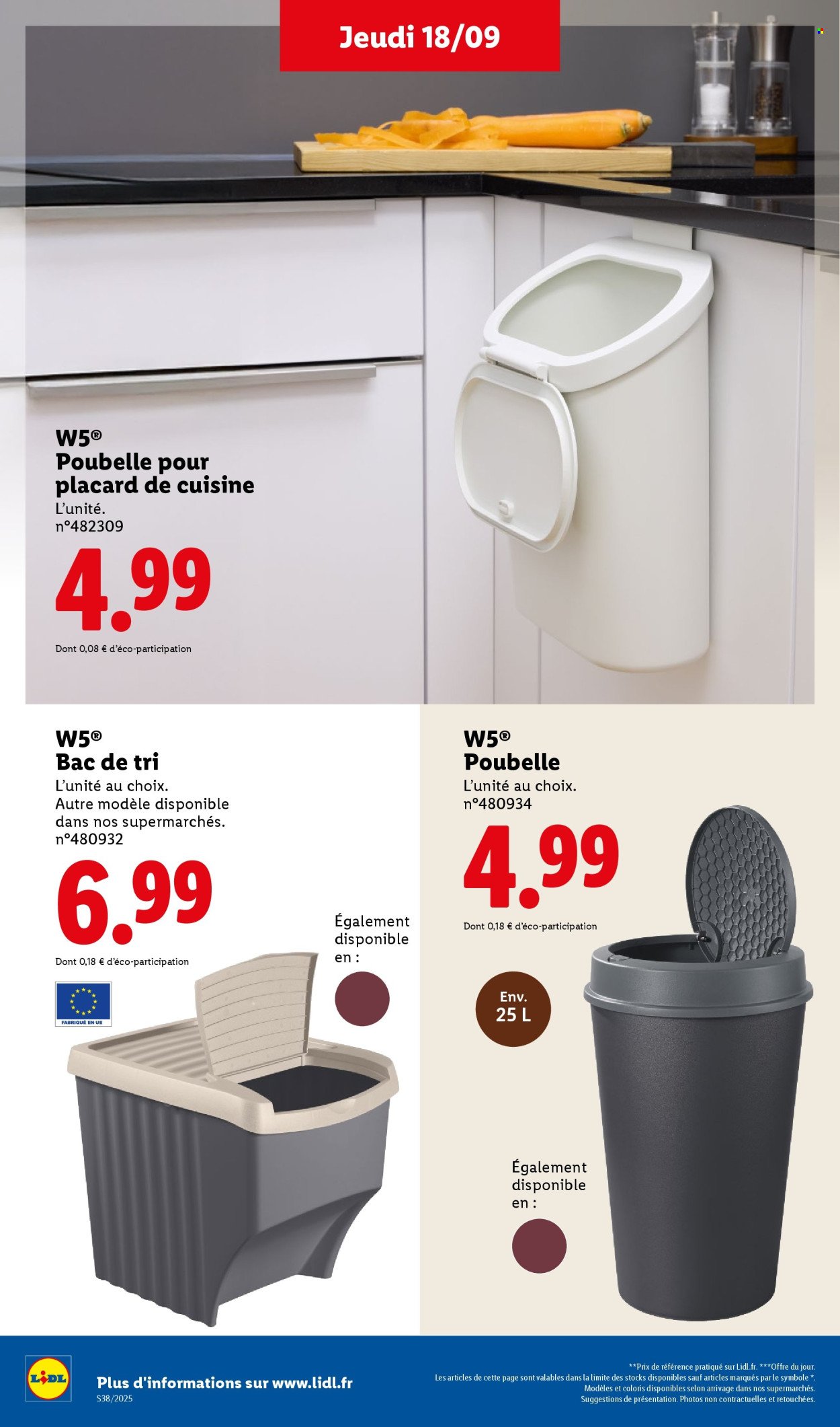 Catalogue LIDL - Les promos de la semaine (2025-09-18 - 2025-09-24)