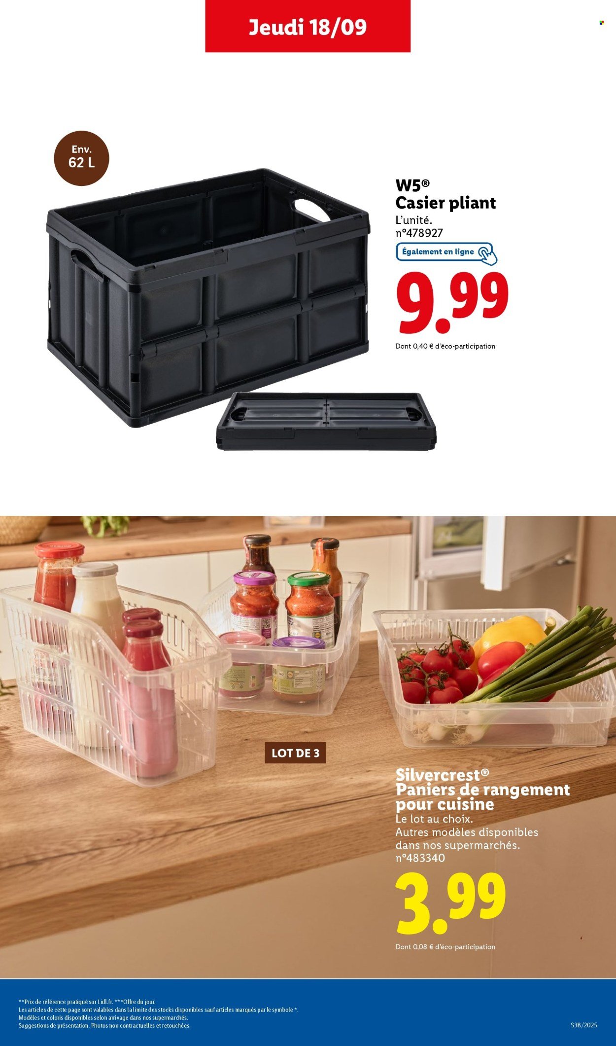 Catalogue LIDL - Les promos de la semaine (2025-09-18 - 2025-09-24)