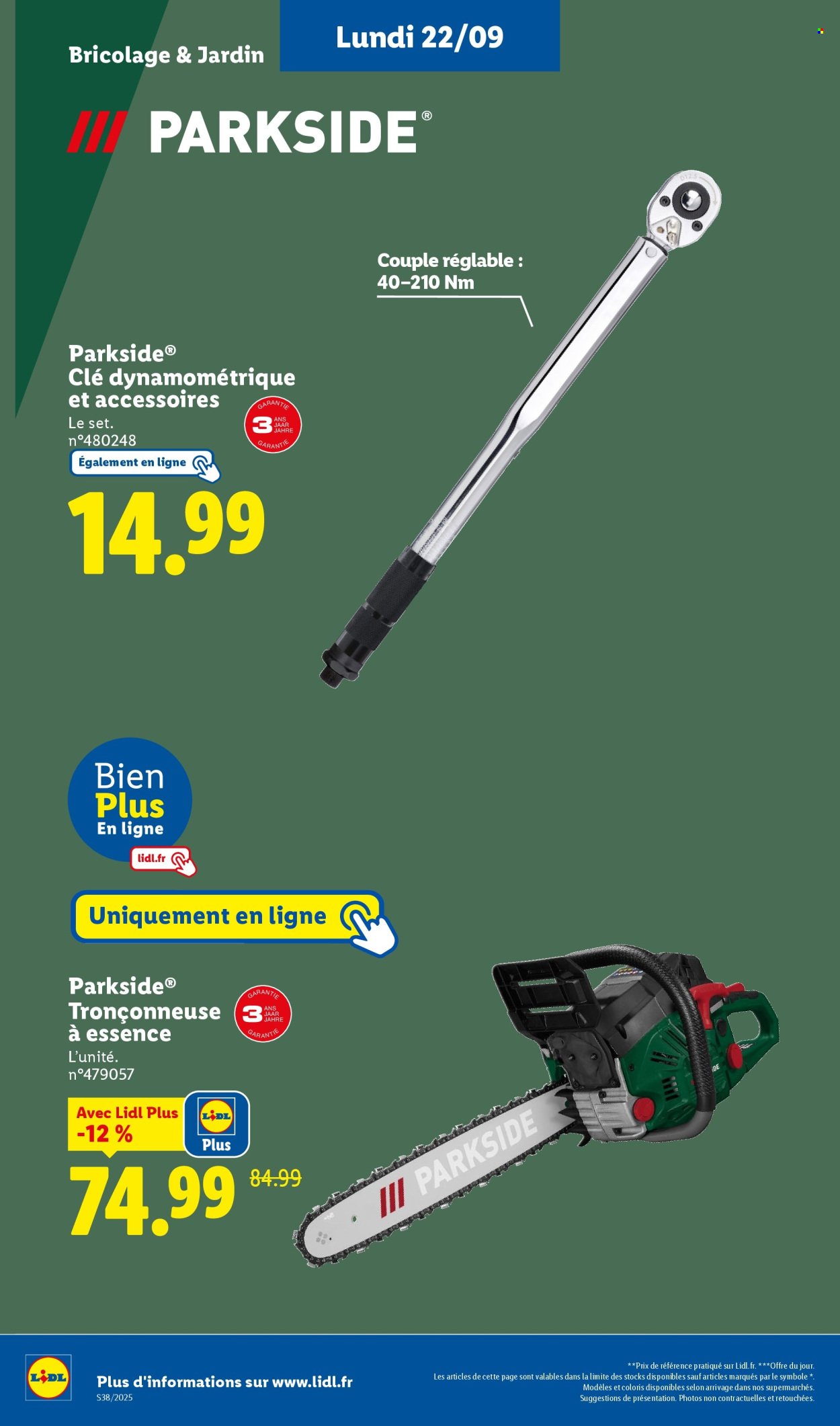 Catalogue LIDL - Les promos de la semaine (2025-09-18 - 2025-09-24)