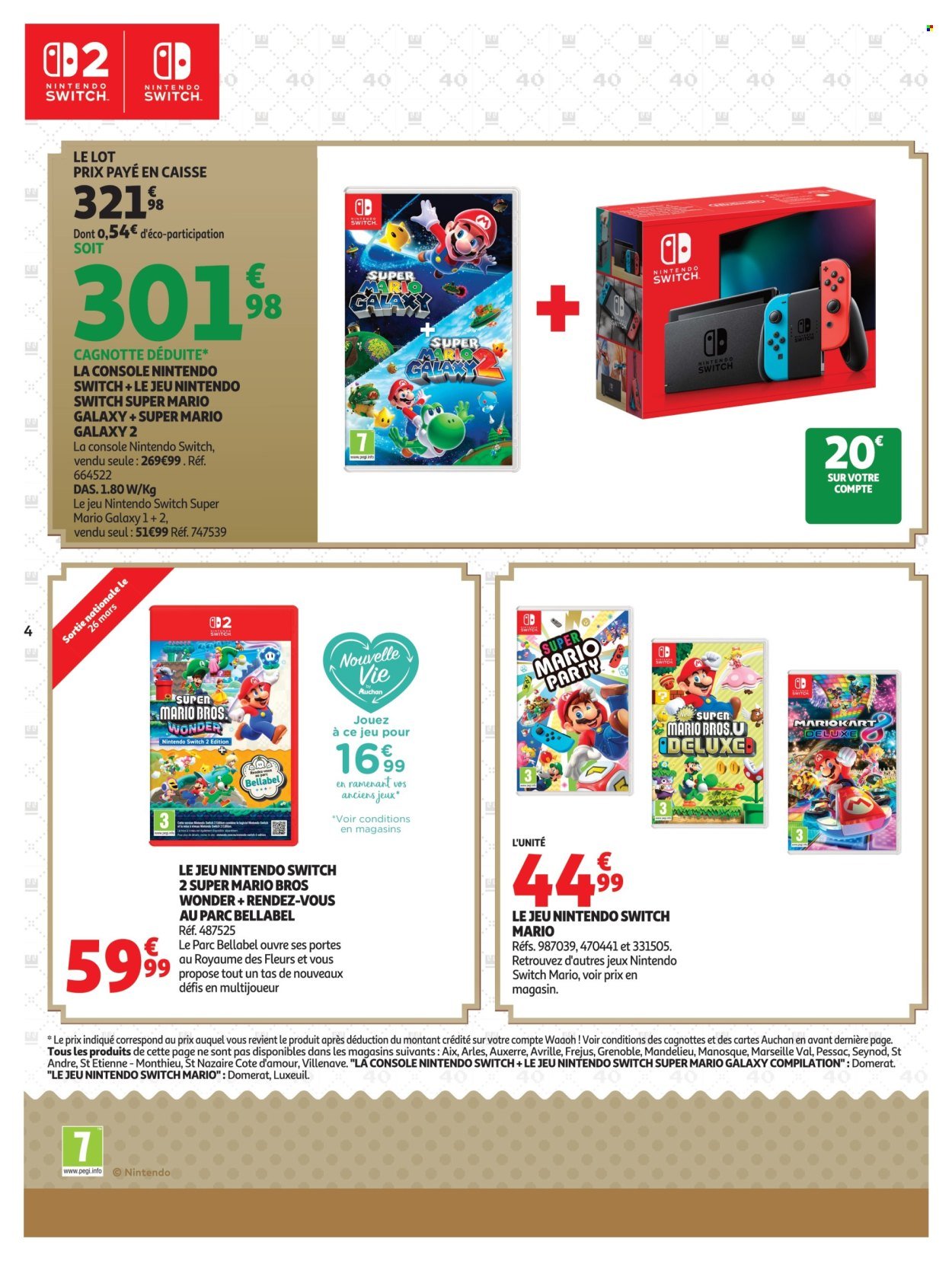 Catalogue AUCHAN - Super Mario Bros hypers