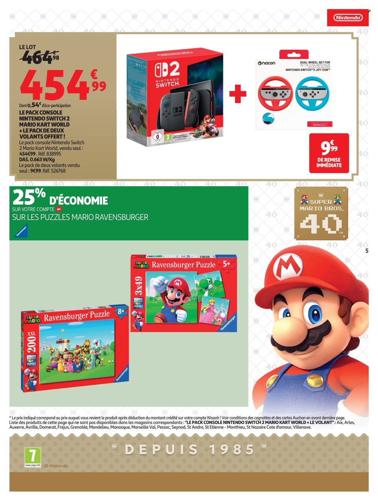 Catalogue AUCHAN - Super Mario Bros hypers
