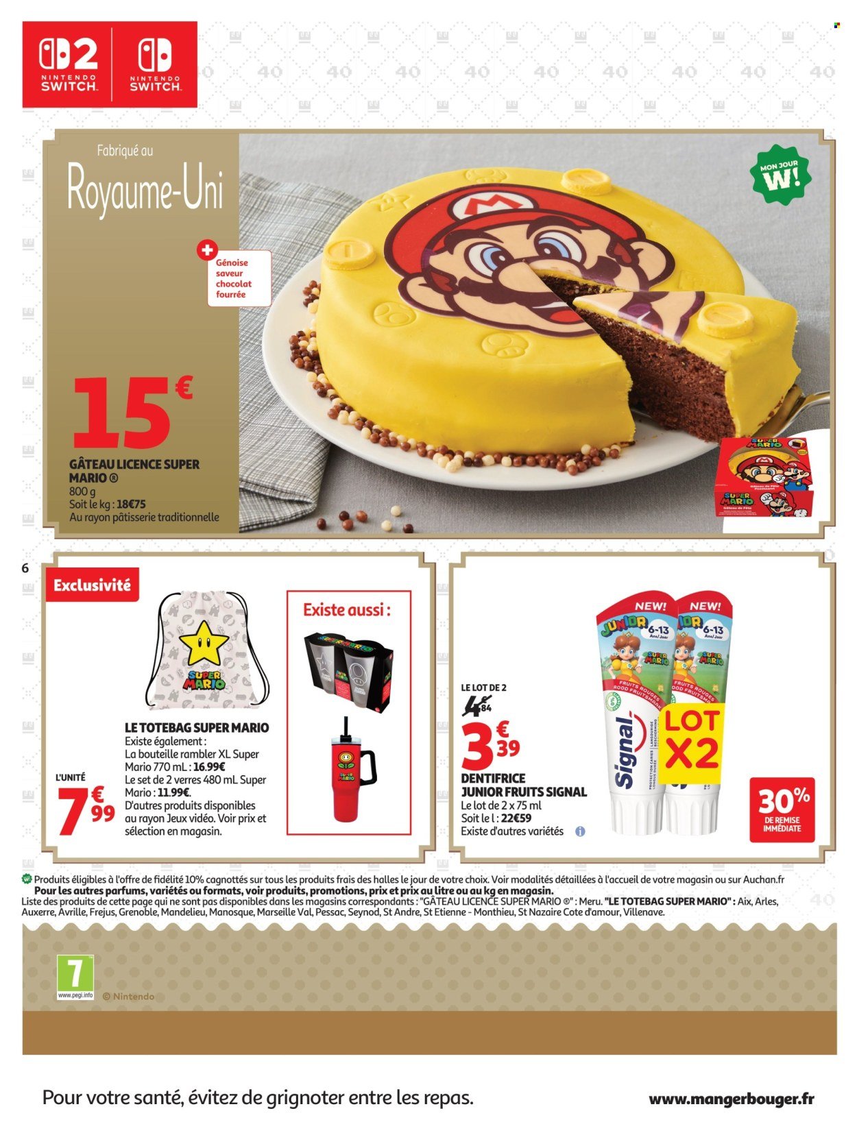 Catalogue AUCHAN - Super Mario Bros hypers