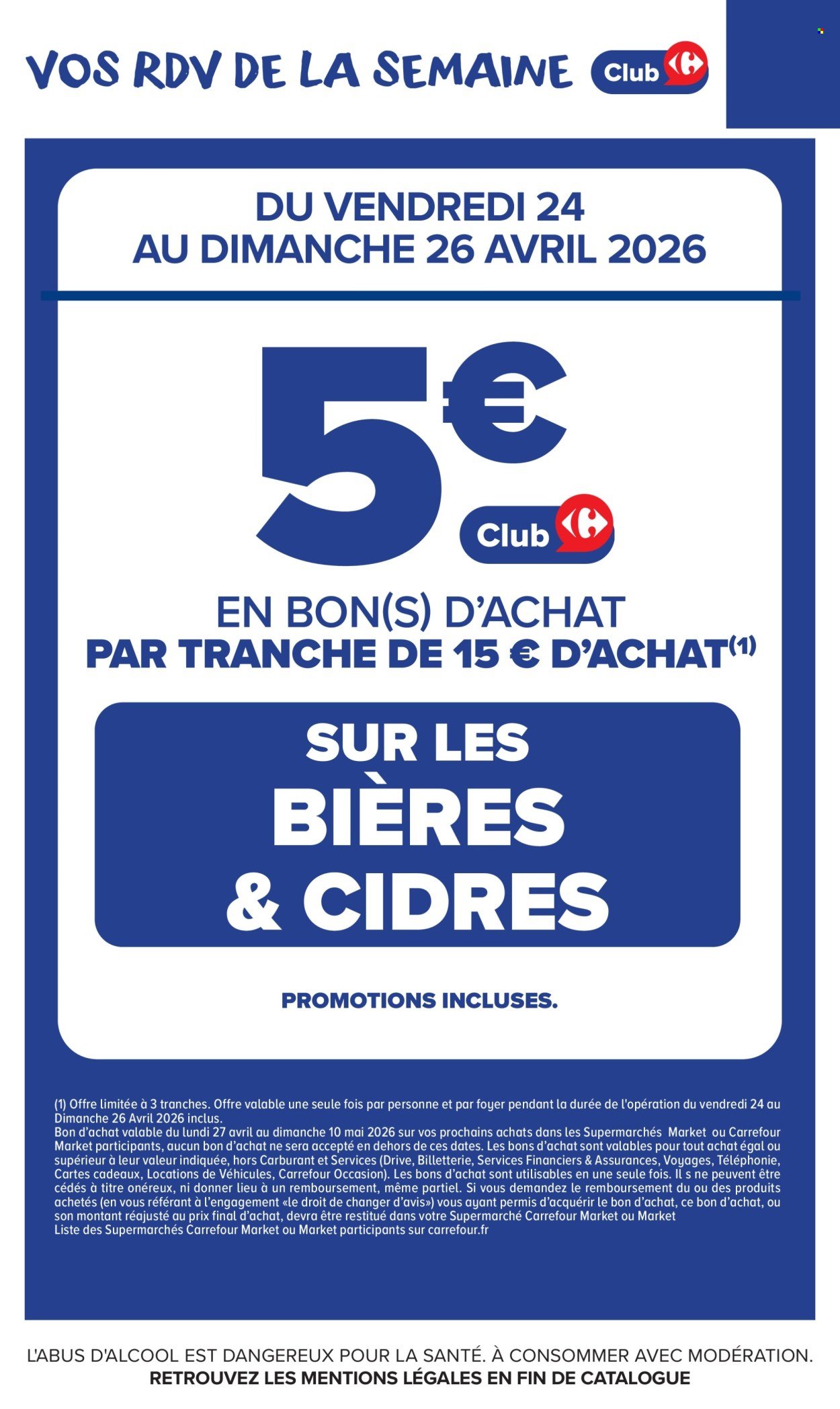 Catalogue CARREFOUR MARKET - LES PROMOS DU QUOTIDIEN (2026-04-21 - 2026-05-03)