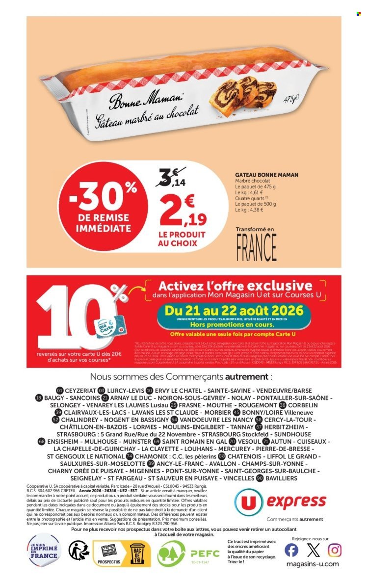 Catalogue U EXPRESS - Les prix bas de la semaine