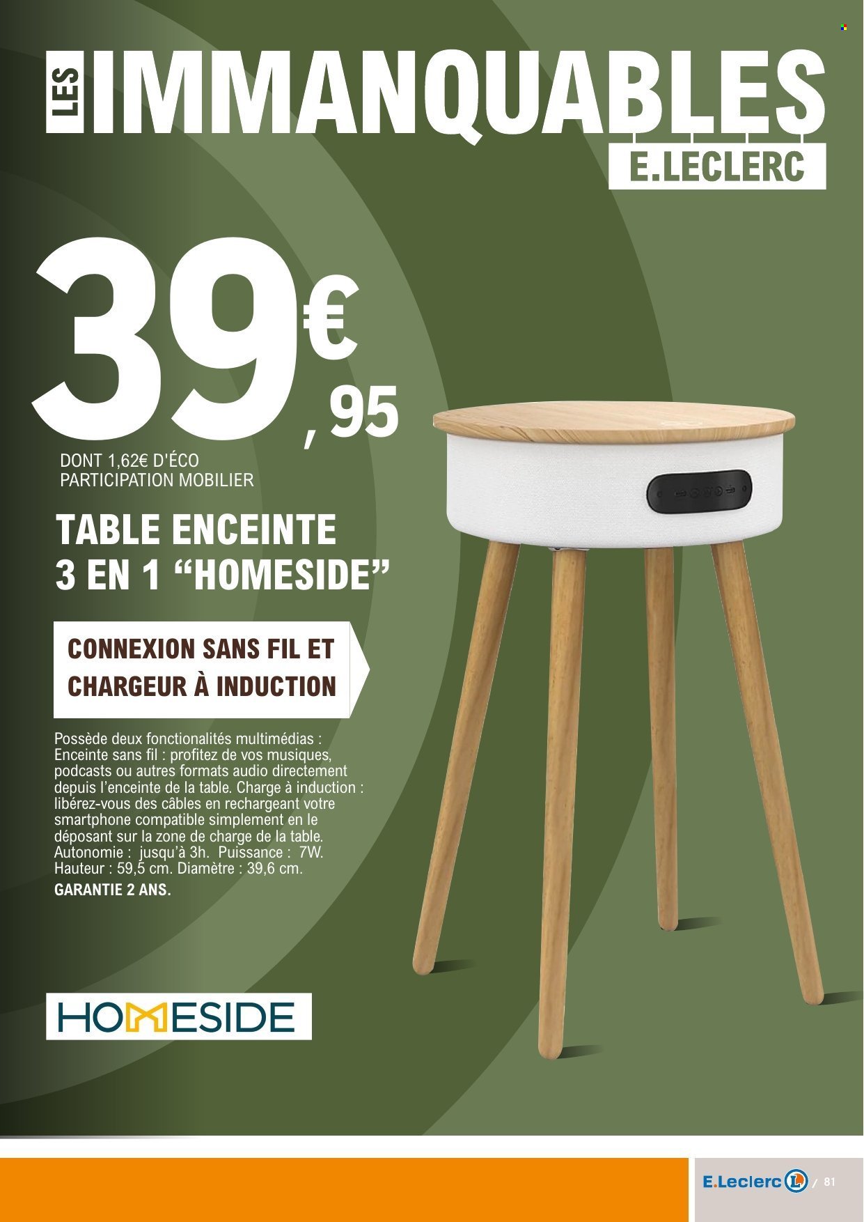 Catalogue E.LECLERC - Du mardi 28 juillet 2026