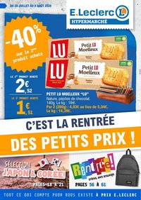 Catalogue E.LECLERC - Du mardi 28 juillet 2026