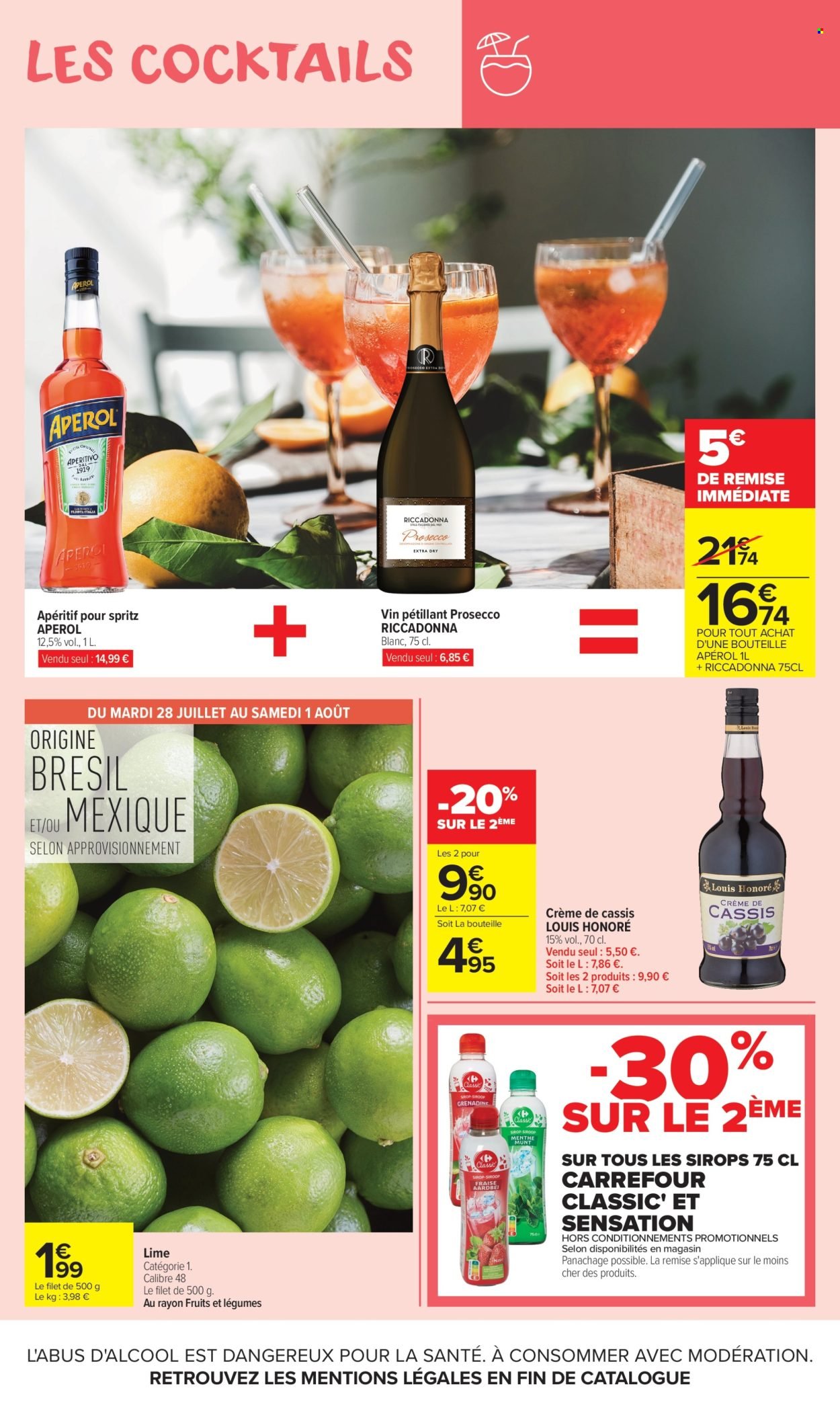 Catalogue CARREFOUR MARKET - LES COCKTAILS