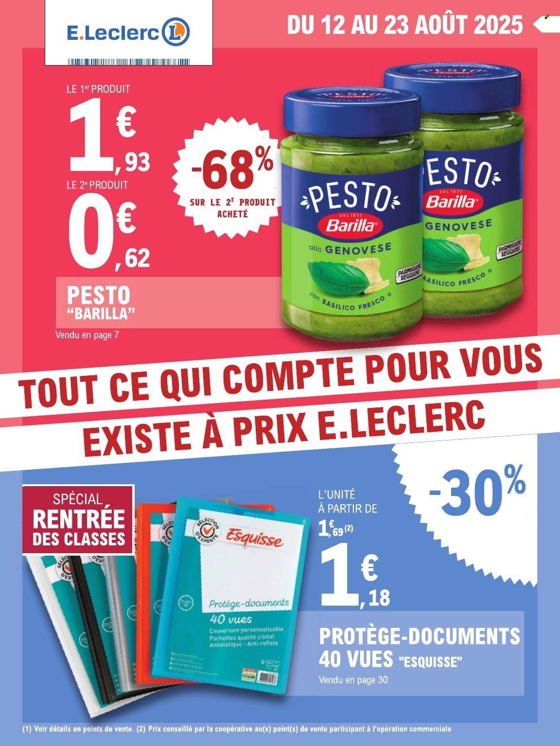 Catalogue E.LECLERC - DEPENSER MOINS (2025-08-12 - 2025-08-23)