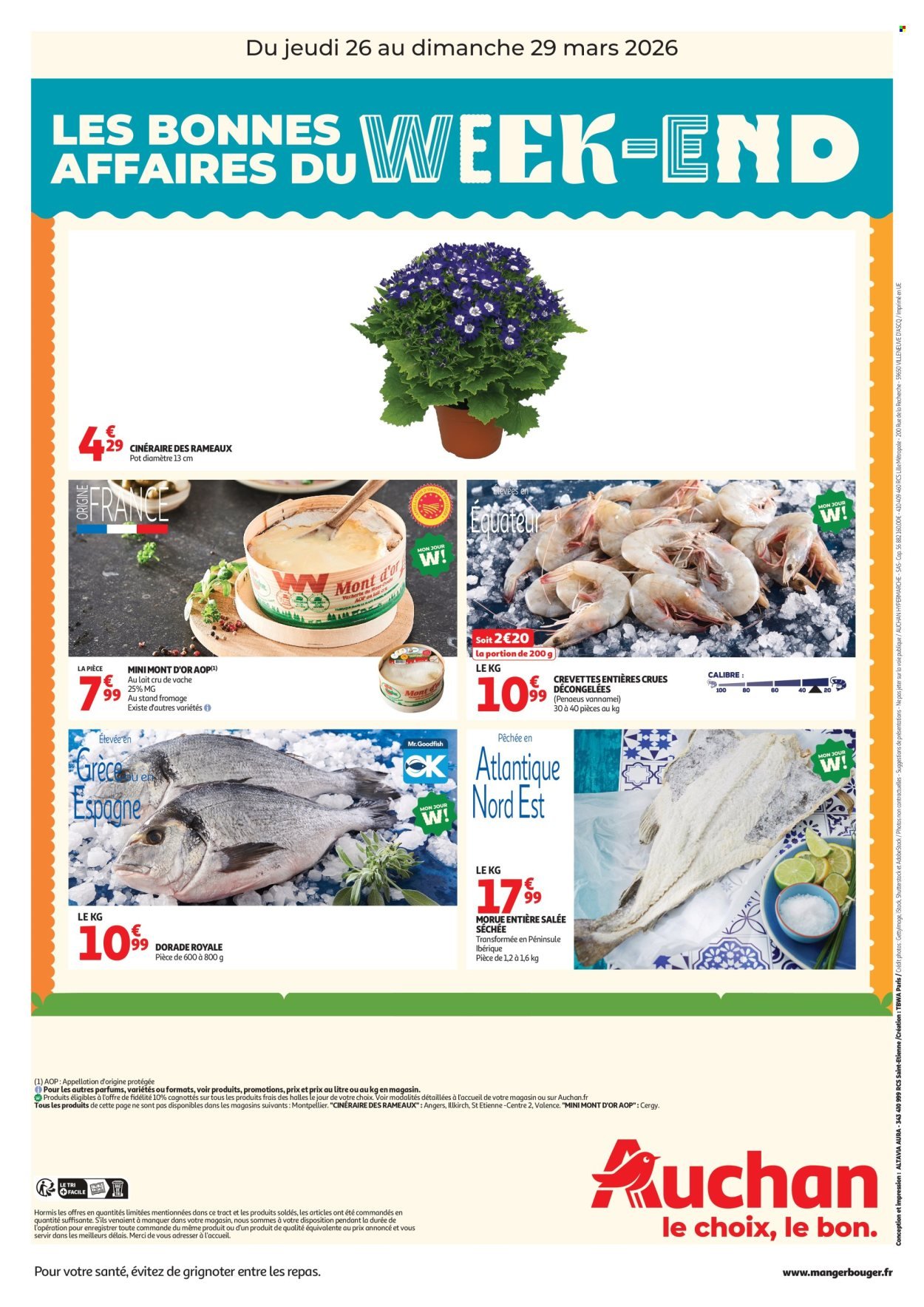 Catalogue AUCHAN - Les bons plans du week-end dans votre hyper !
