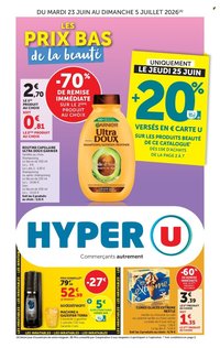 Catalogue HYPER U - Les prix bas de la semaine
