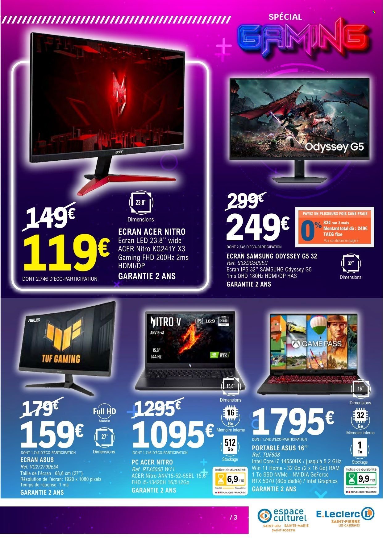 Catalogue E.LECLERC - Du mardi 4 novembre 2025