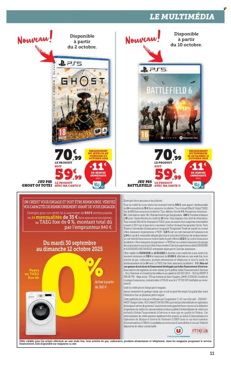 Catalogue HYPER U - Les prix bas de la semaine (2025-09-30 - 2025-10-12)