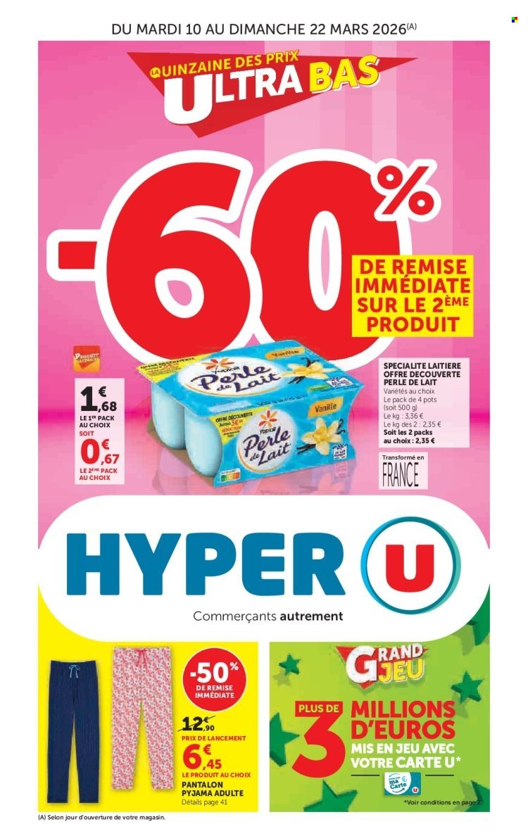 Catalogue HYPER U - Quinzaine des prix ultra bas (2026-03-10 - 2026-03-22)