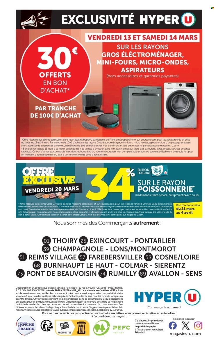 Catalogue HYPER U - Quinzaine des prix ultra bas (2026-03-10 - 2026-03-22)
