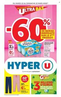 Catalogue HYPER U - Quinzaine des prix ultra bas (2026-03-10 - 2026-03-22)