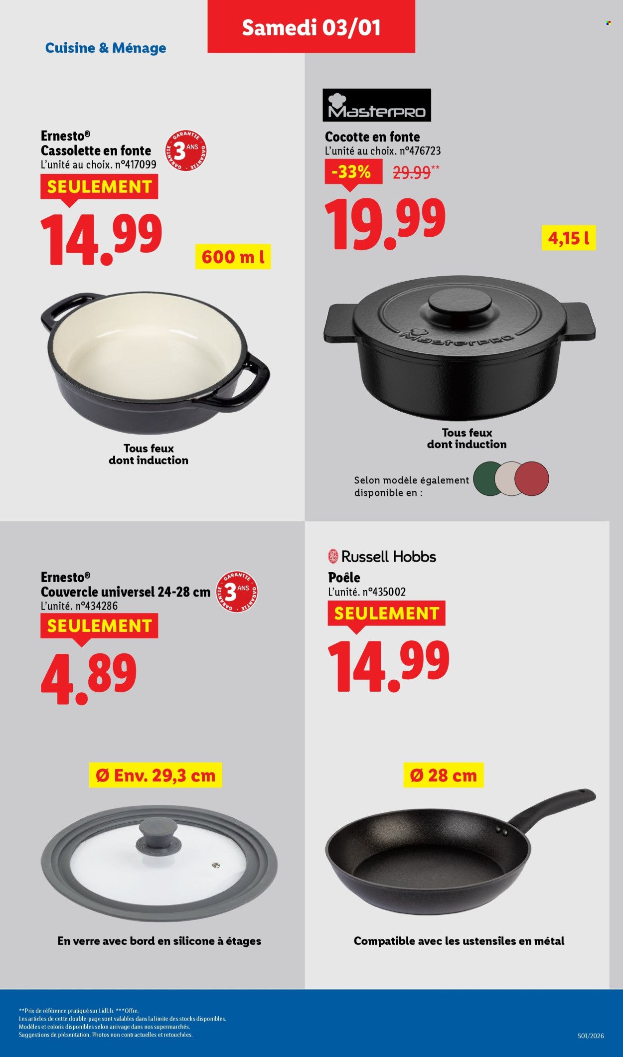 Catalogue LIDL - Les bonnes affaires de la semaine (2025-12-29 - 2026-01-03)