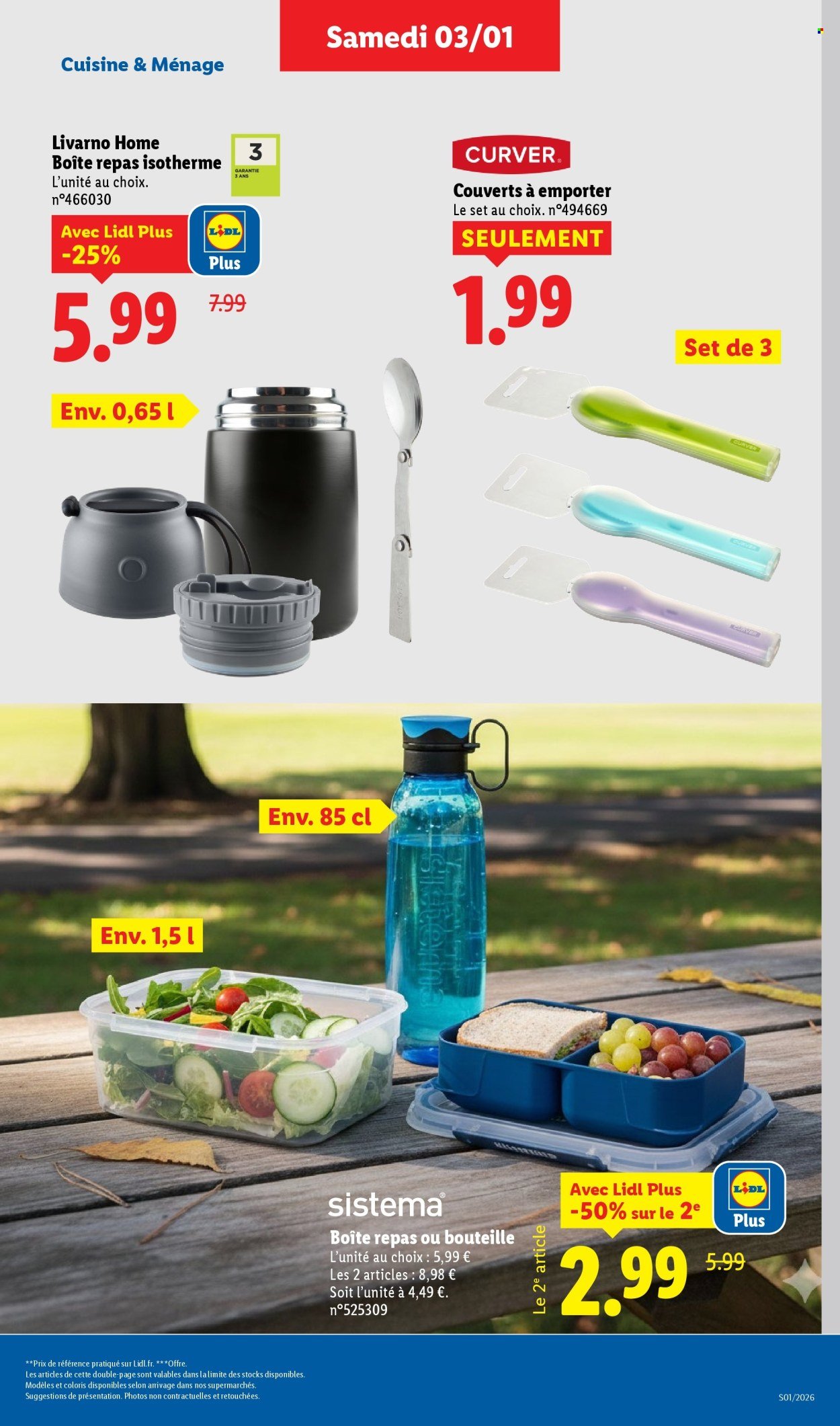 Catalogue LIDL - Les bonnes affaires de la semaine (2025-12-29 - 2026-01-03)