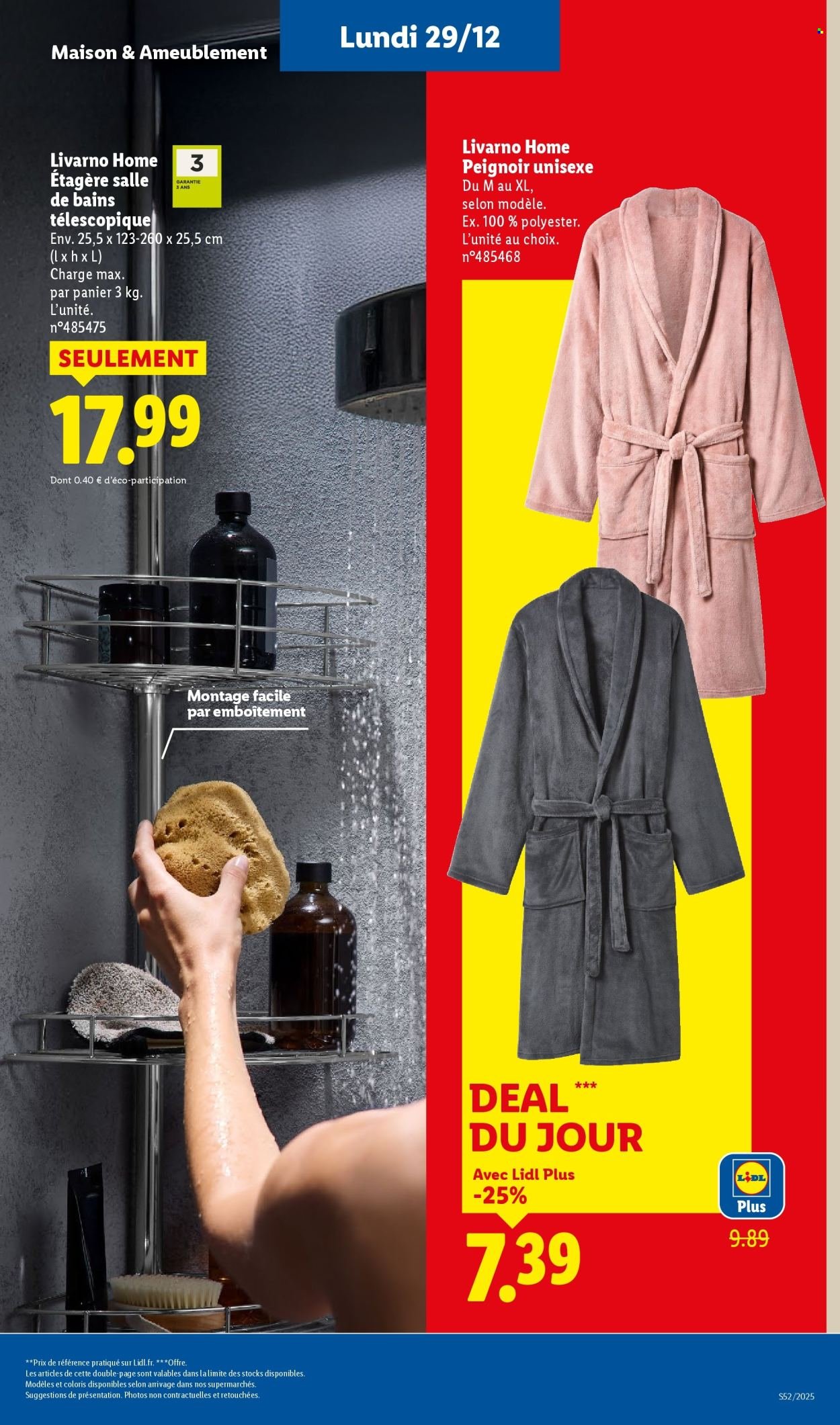 Catalogue LIDL - Les bonnes affaires de la semaine (2025-12-29 - 2026-01-03)