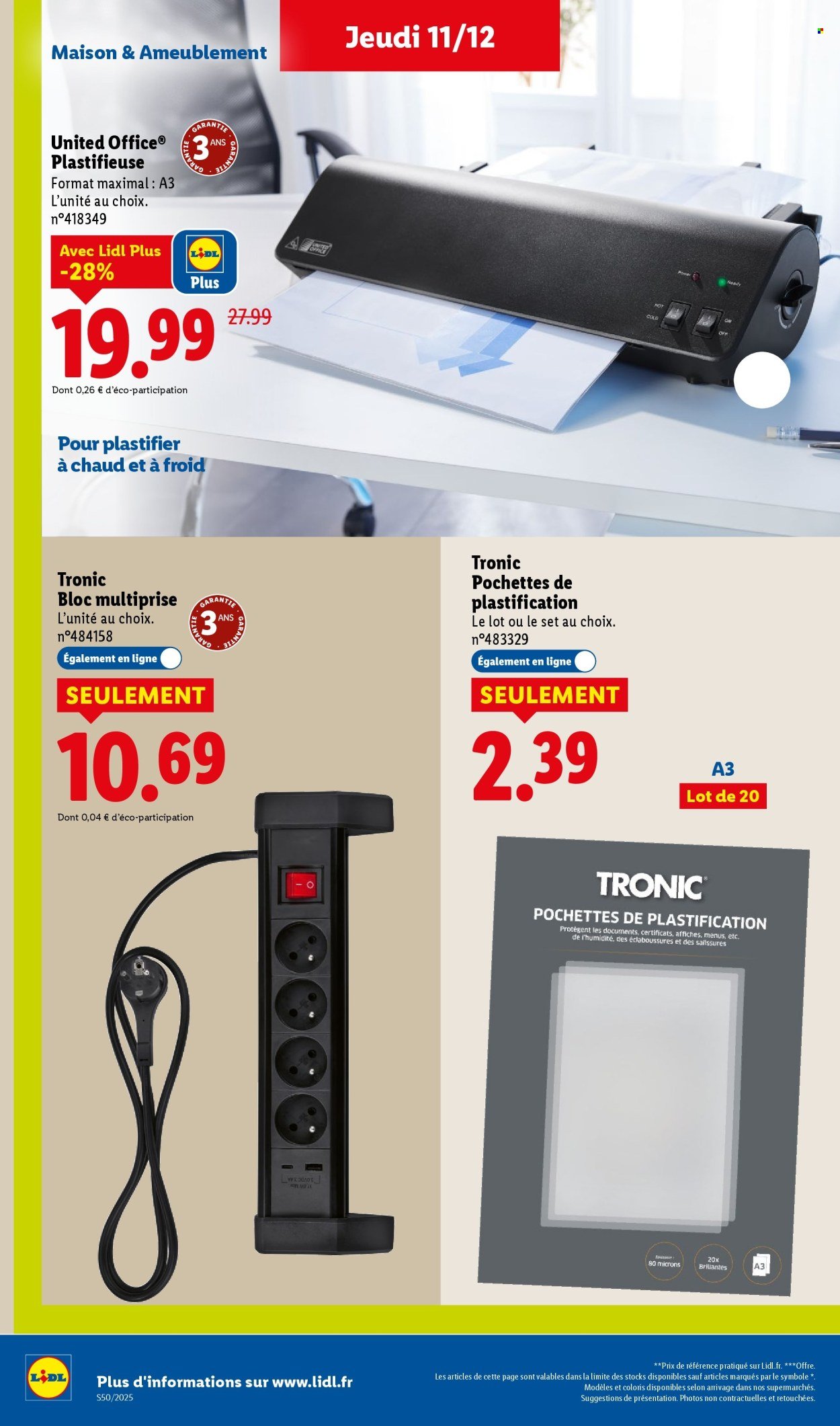 Catalogue LIDL - Les promos de la semaine (2025-12-11 - 2025-12-17)