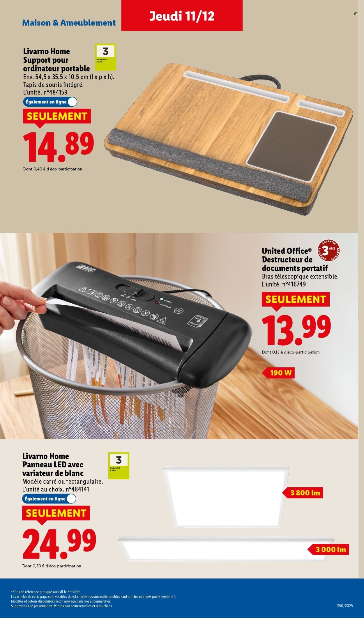 Catalogue LIDL - Les promos de la semaine (2025-12-11 - 2025-12-17)